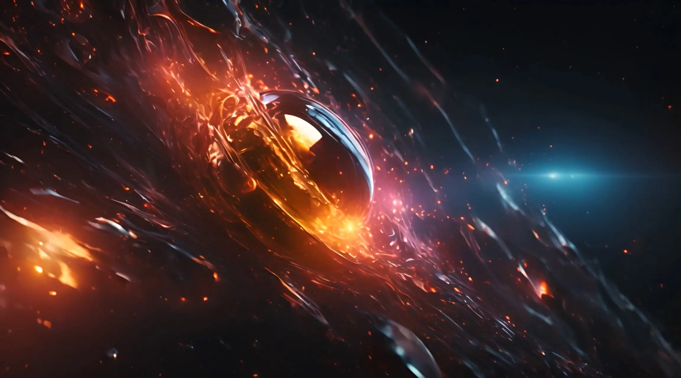 Energetic Fire Swirl High-Speed Video